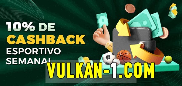 10% de bônus de cashback na vulkan 