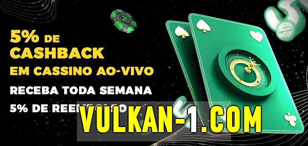 Promoções do cassino ao Vivo vulkan 